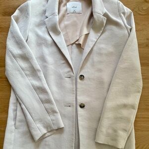 Aritzia off-white blazer